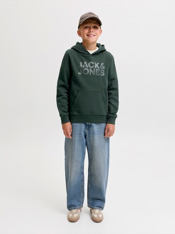 zaļš Jack & Jones Junior Standarta piegriezums Sportisks džemperis