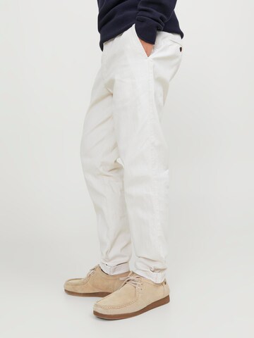 JACK & JONES Slim fit Chino Pants 'Marco' in White