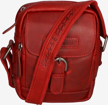 HILL BURRY Crossbody Bag in Red: front