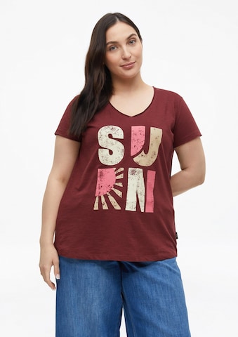 s.Oliver CURVE Shirt in Rood: voorkant