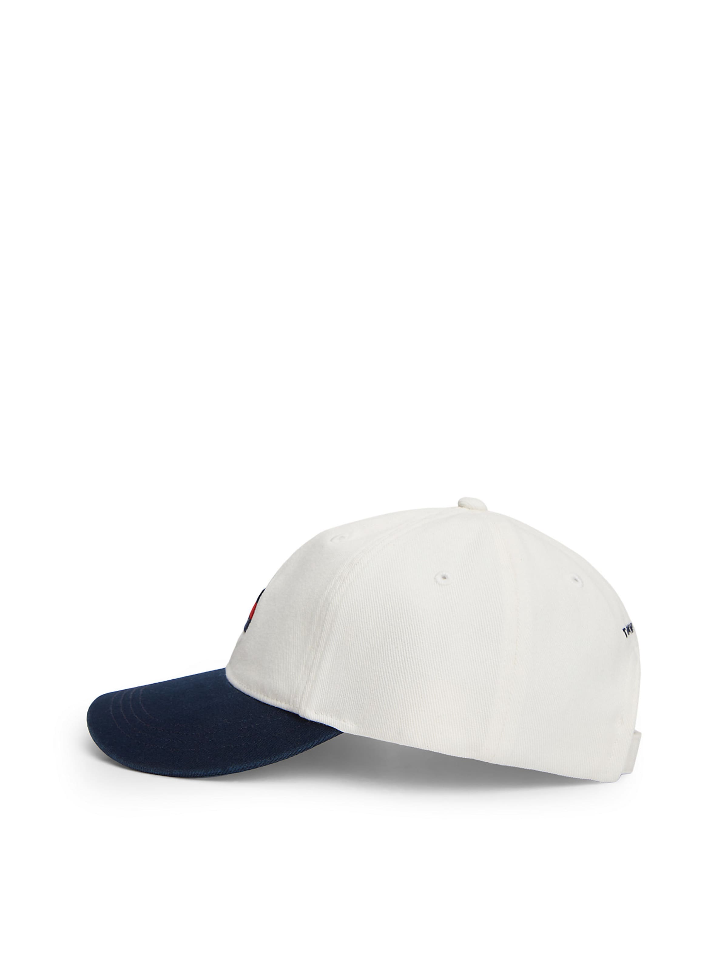 Tommy Jeans Pet 'Heritage' in Wit
