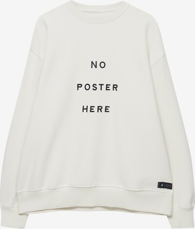 Pull&Bear Sweatshirt in schwarz / weiß, Produktansicht