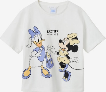 MANGO KIDS Shirt 'MBESTIES' in White: front