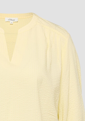 Chemisier s.Oliver en jaune