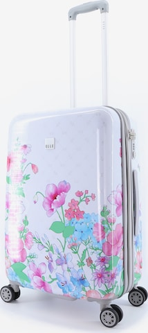 ELLE Suitcase 'Flower' in Mixed colors