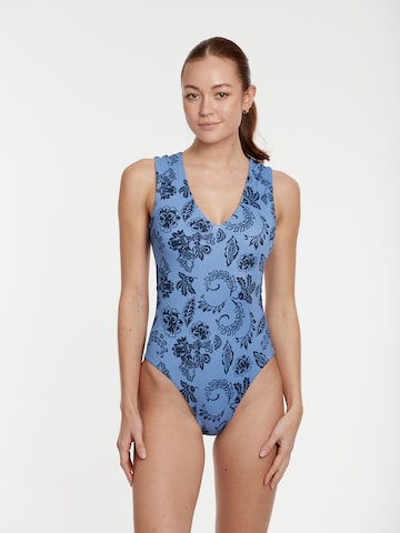 Bustier Maillot de bain VIVID en bleu : devant