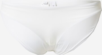 Bas de bikini Calvin Klein Swimwear en blanc : devant