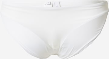 Slip costum de baie de la Calvin Klein Swimwear pe alb: față