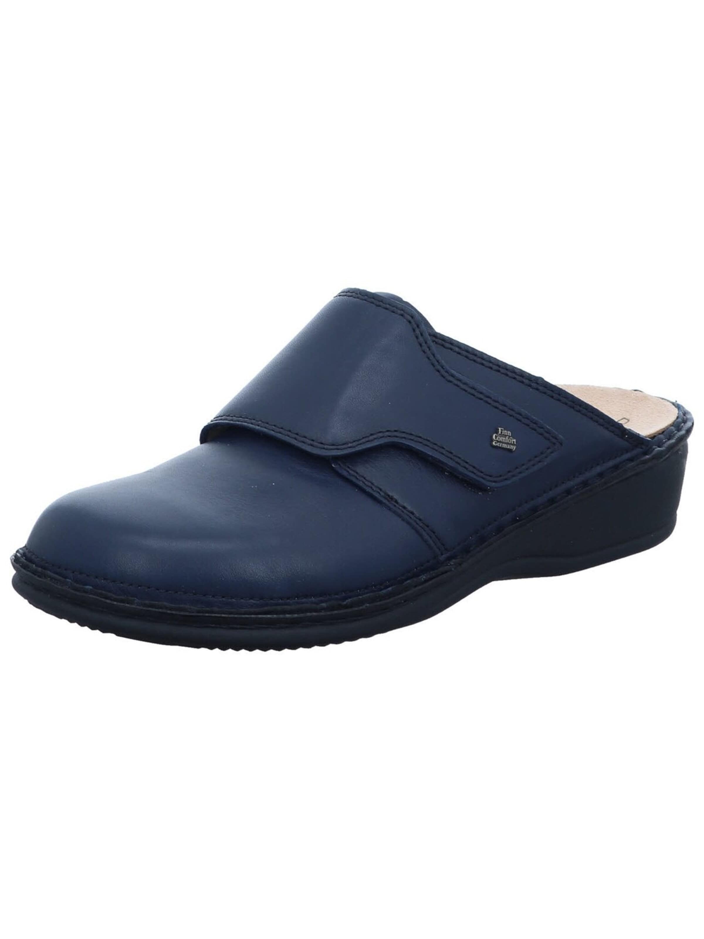 Finn Comfort Pantolette 'Pantolette Damen 02526 060048 Echtleder in blau'‌‌‌‌‌‌‌ in Blau: Vorderseite