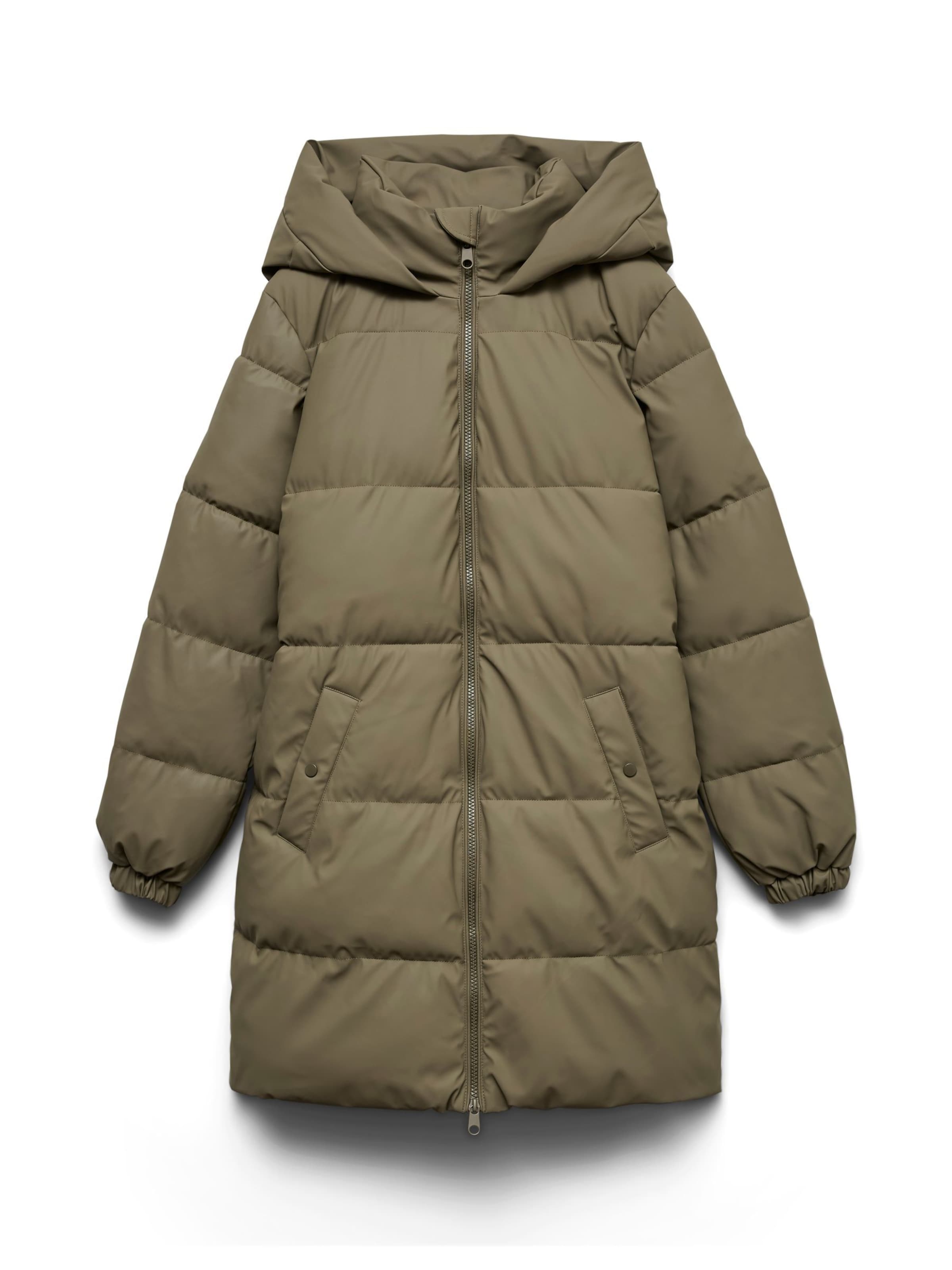 Vero Moda Curve Winter jacket in Green: front
