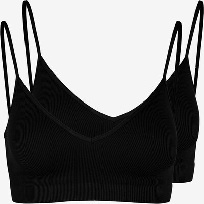 PIECES BH 'Symmi' in schwarz, Produktansicht