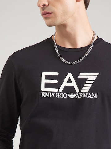 Tricou de la EA7 Emporio Armani pe negru