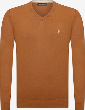 Jacey QuinnPulover - smeđa boja: prednji dio