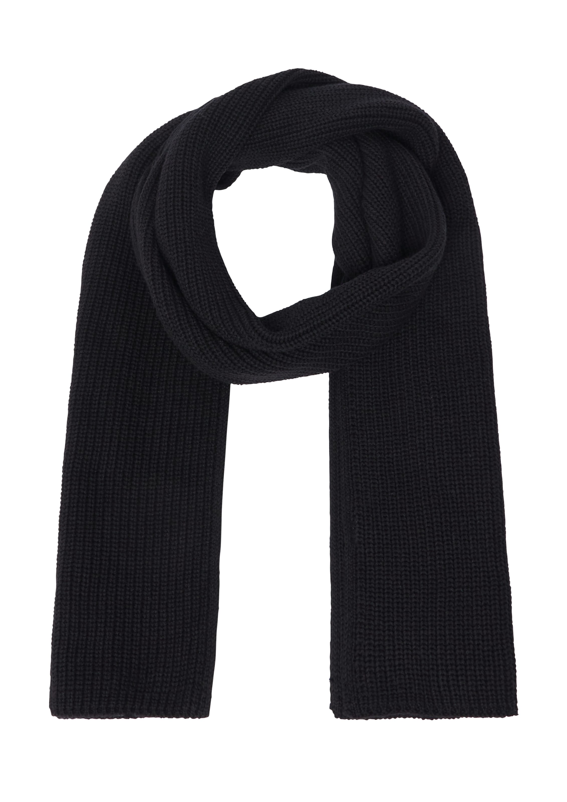 s.Oliver Scarf in Black: front