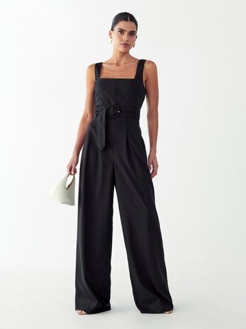 Tuta jumpsuit 'Annika' di Willa in nero: frontale