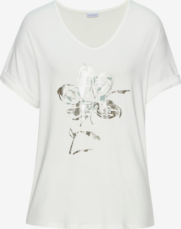 LASCANA Shirt in Beige: front