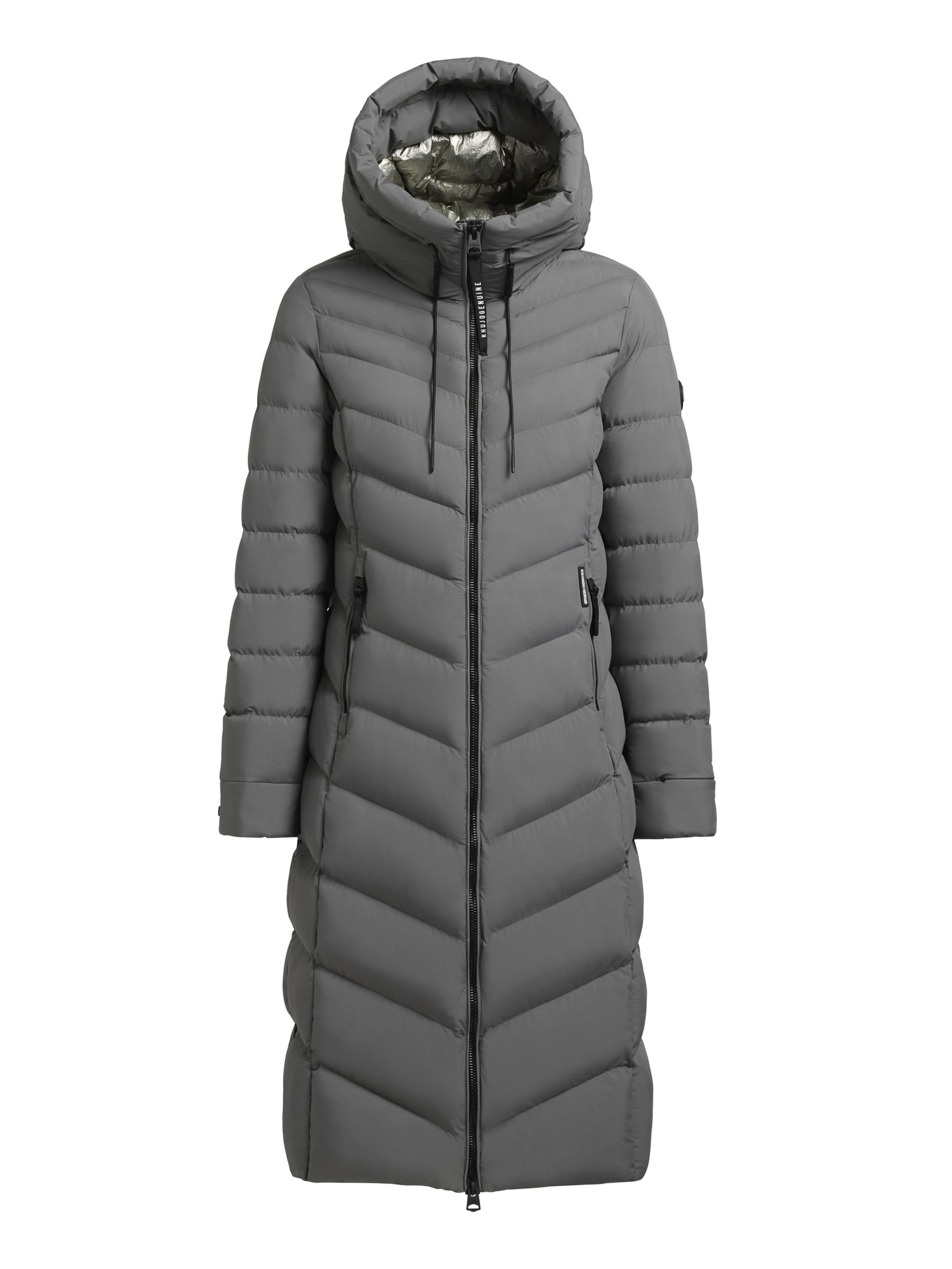 khujo Wintermantel ' STOANE ' in Grijs: voorkant