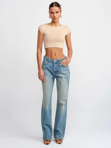 Dilvin Blouse in Beige