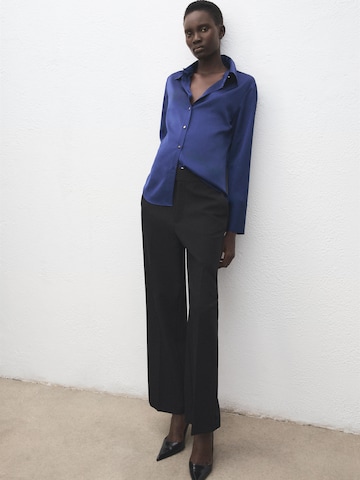 MANGO Bluse 'IDEALE' in Blau