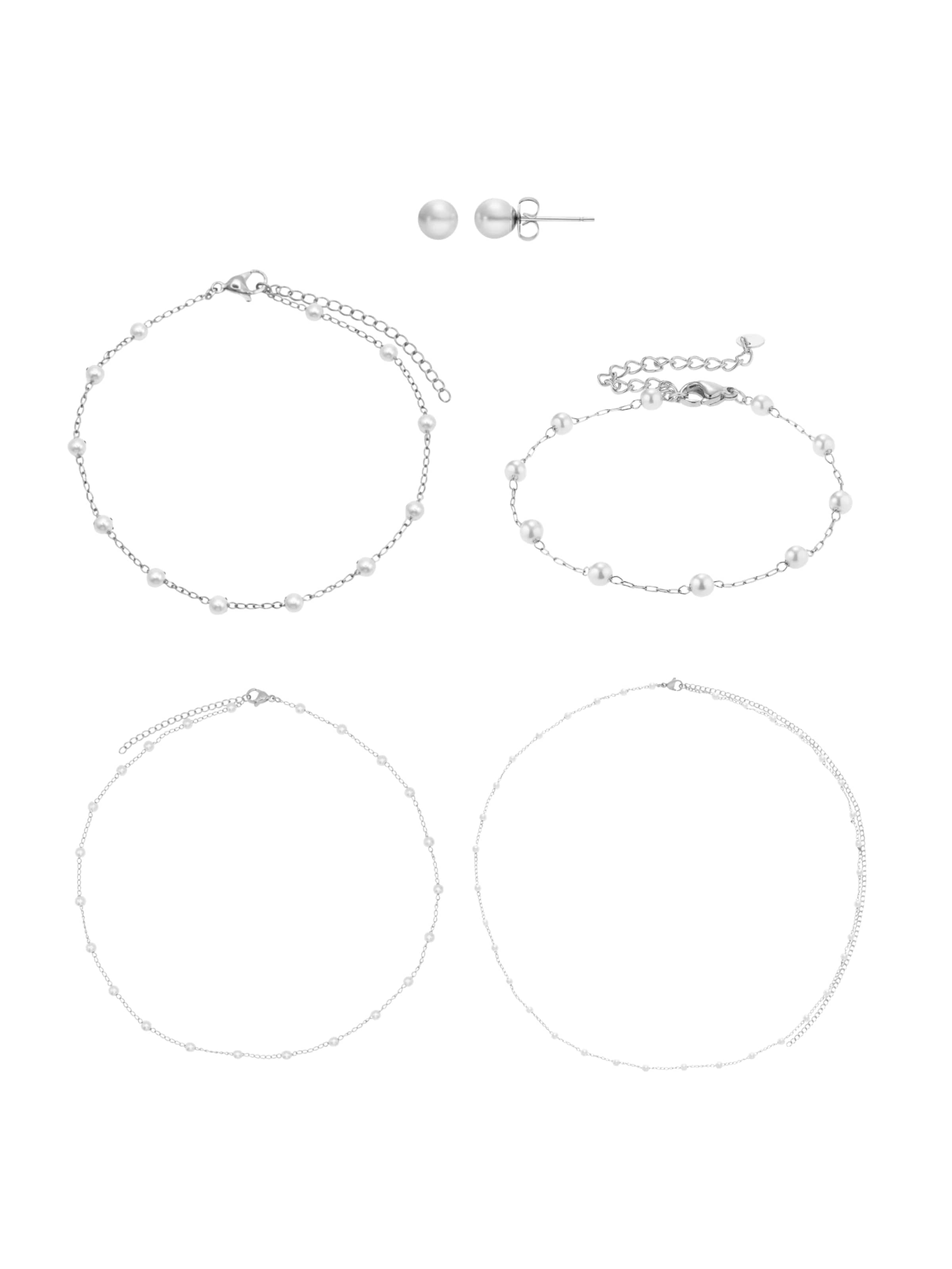 Parure de bijoux 'Capri' Heideman en argent : devant