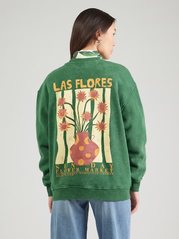 TOPSHOP Sweatshirt in Grün: Vorderseite