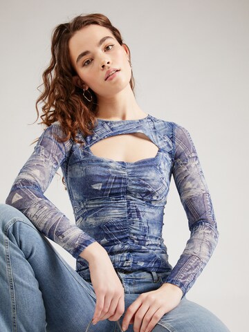 GUESS - Camisa 'BRIENNA' em azul