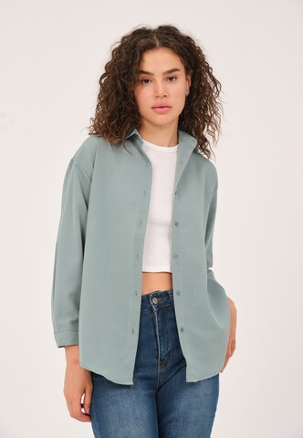 Camicia da donna di Giorgio di Mare in verde: frontale