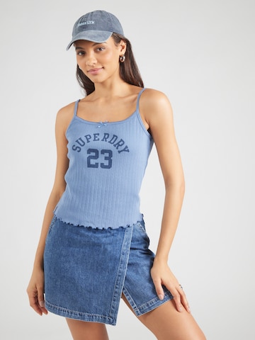 Superdry Toppi 'ATHLETIC' värissä sininen: etupuoli