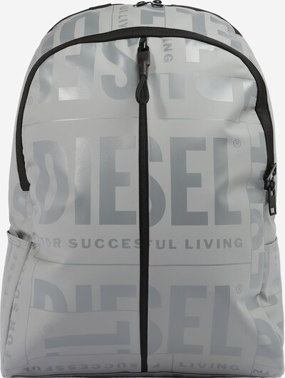 DIESEL Mugursoma 'X-BOLD', krāsa - pelēks / sudrabpelēks / melns, Preces skats