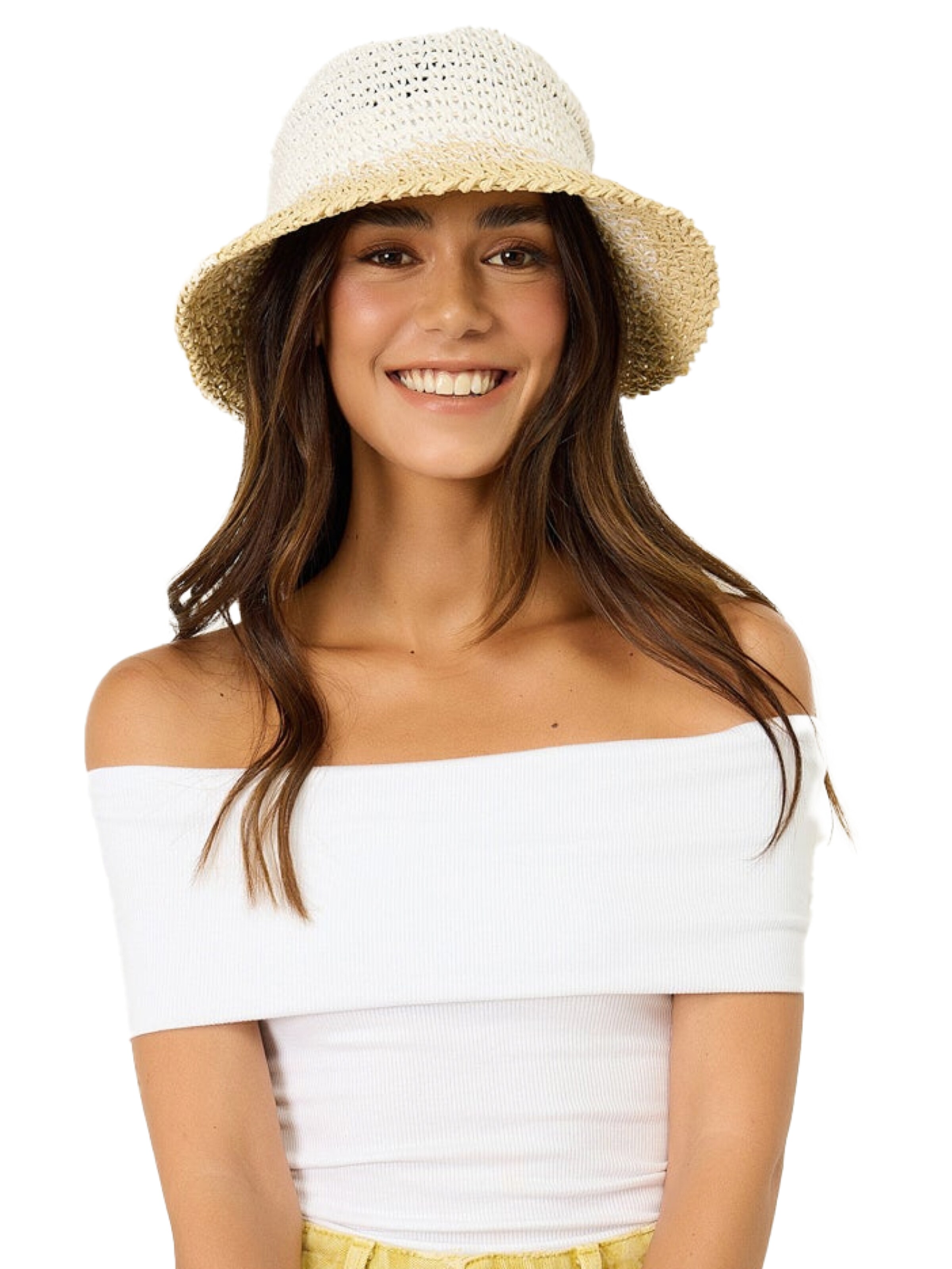 No Matter What Top in Weiß