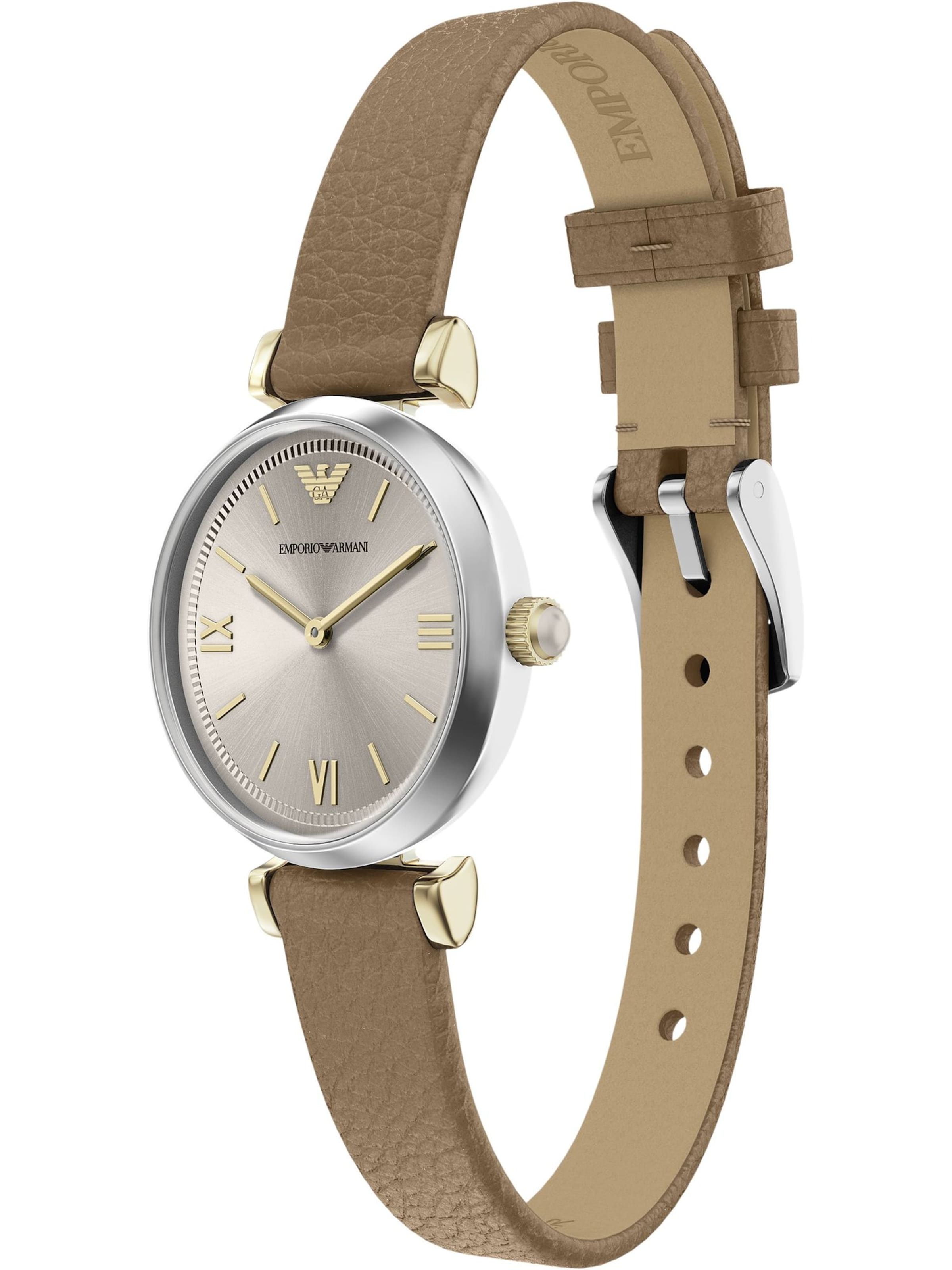 Emporio Armani Analog watch in Beige