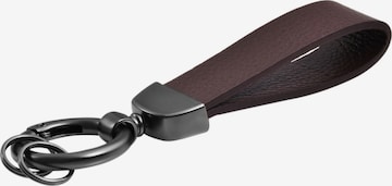 Akzent Key Ring 'Alec' in Brown: front