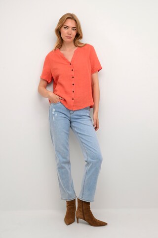 Cream Blouse 'Bellis' in Oranje