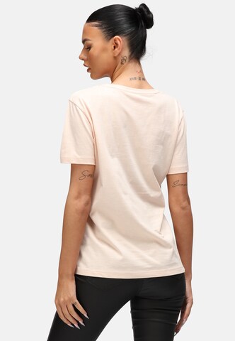 Recovered Shirt 'Girl Power Heroes Slub' in Roze