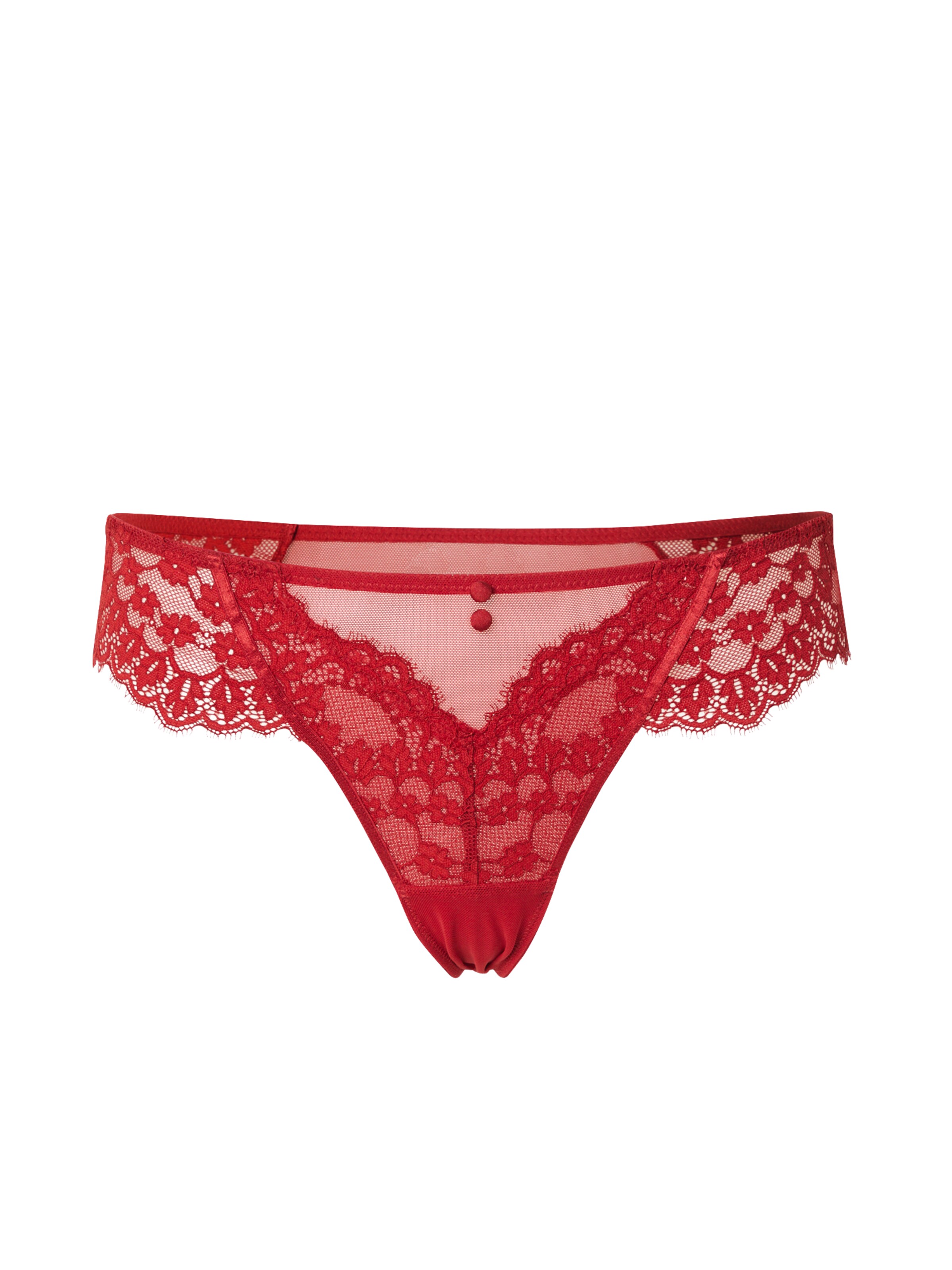 Hunkemöller String 'Daisy' in Rot: Vorderseite