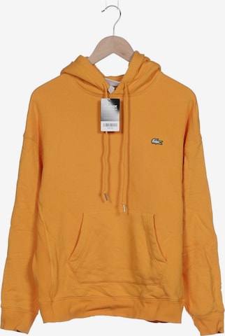 Lacoste LIVE Sweatshirt & Zip-Up Hoodie in M in Yellow: front