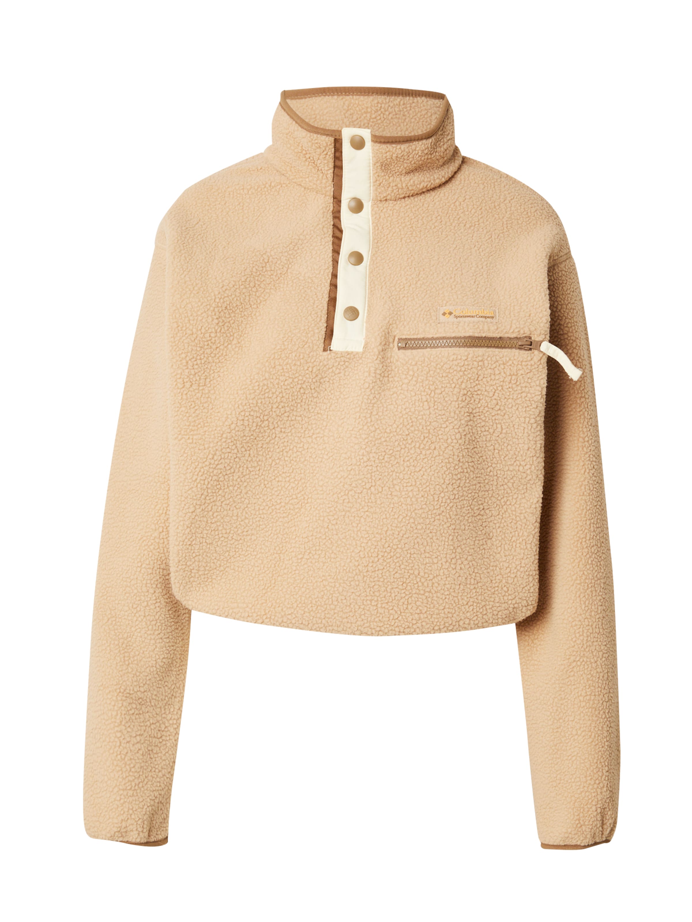 Pullover sportivo 'Helvetia II' di COLUMBIA in marrone: frontale