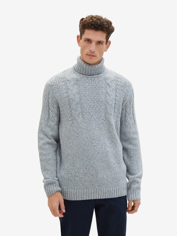 TOM TAILOR Sweater in Green: front