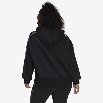 ADIDAS SPORTSWEAR Athletic Sweatshirt 'Aop ' in Black