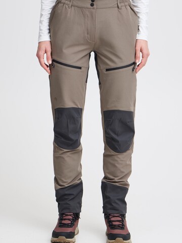 North Bend Regular Weatherproof pants 'Avalina' in Grey: front