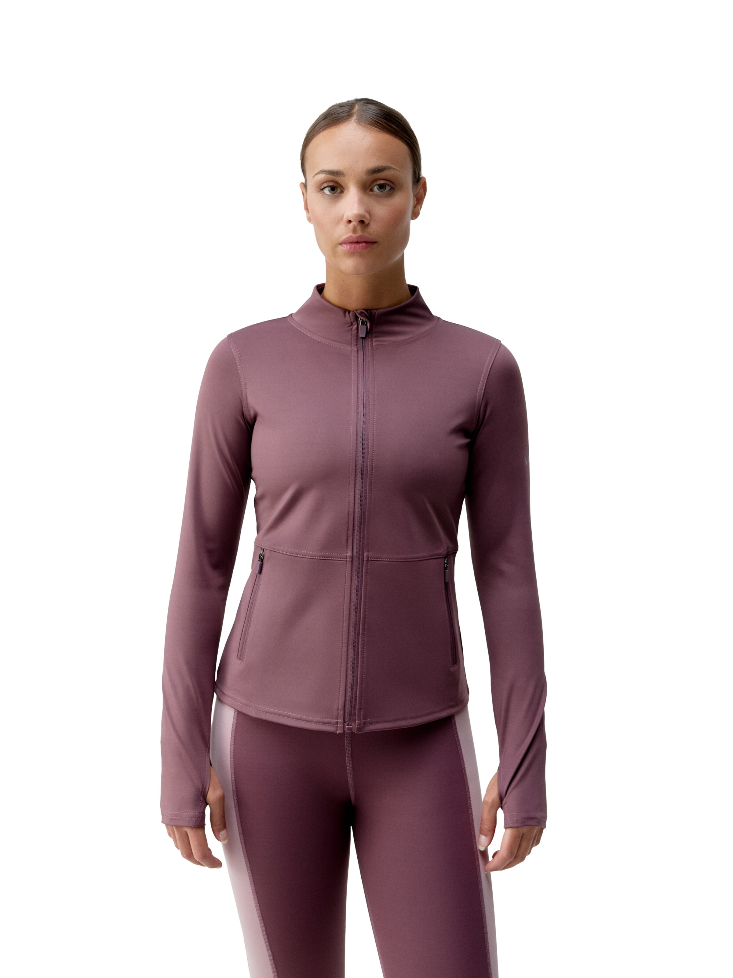 Born Living Yoga Sportjas 'Ivet' in Roze: voorkant