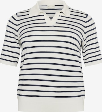 Pull-over 'KCLizzy' KAFFE CURVE en noir : devant