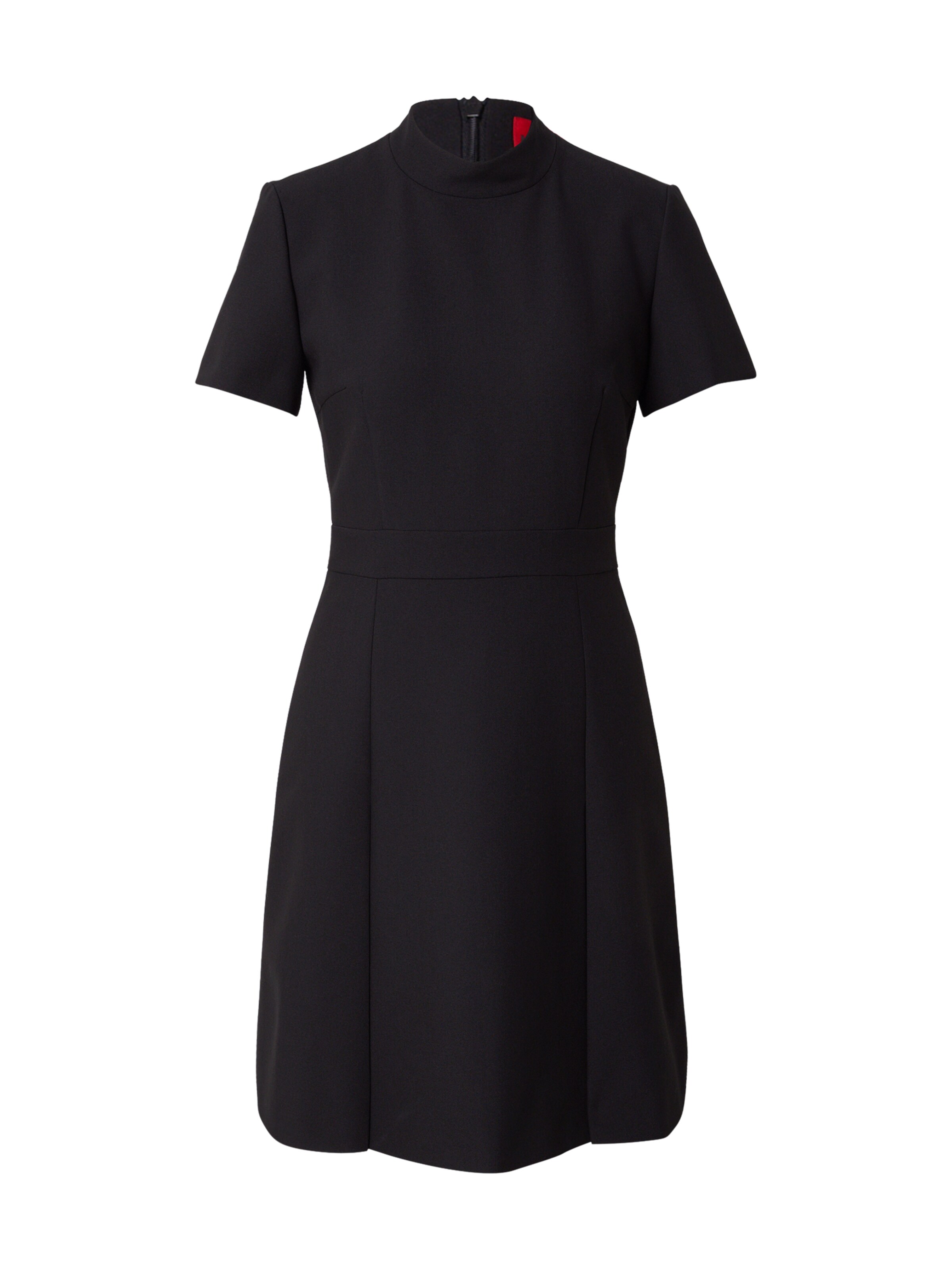 HUGO Jurk 'Kafine' in Zwart: voorkant