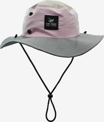 Chapeaux de sports 'Boonie' Surf Monkey en rose : devant