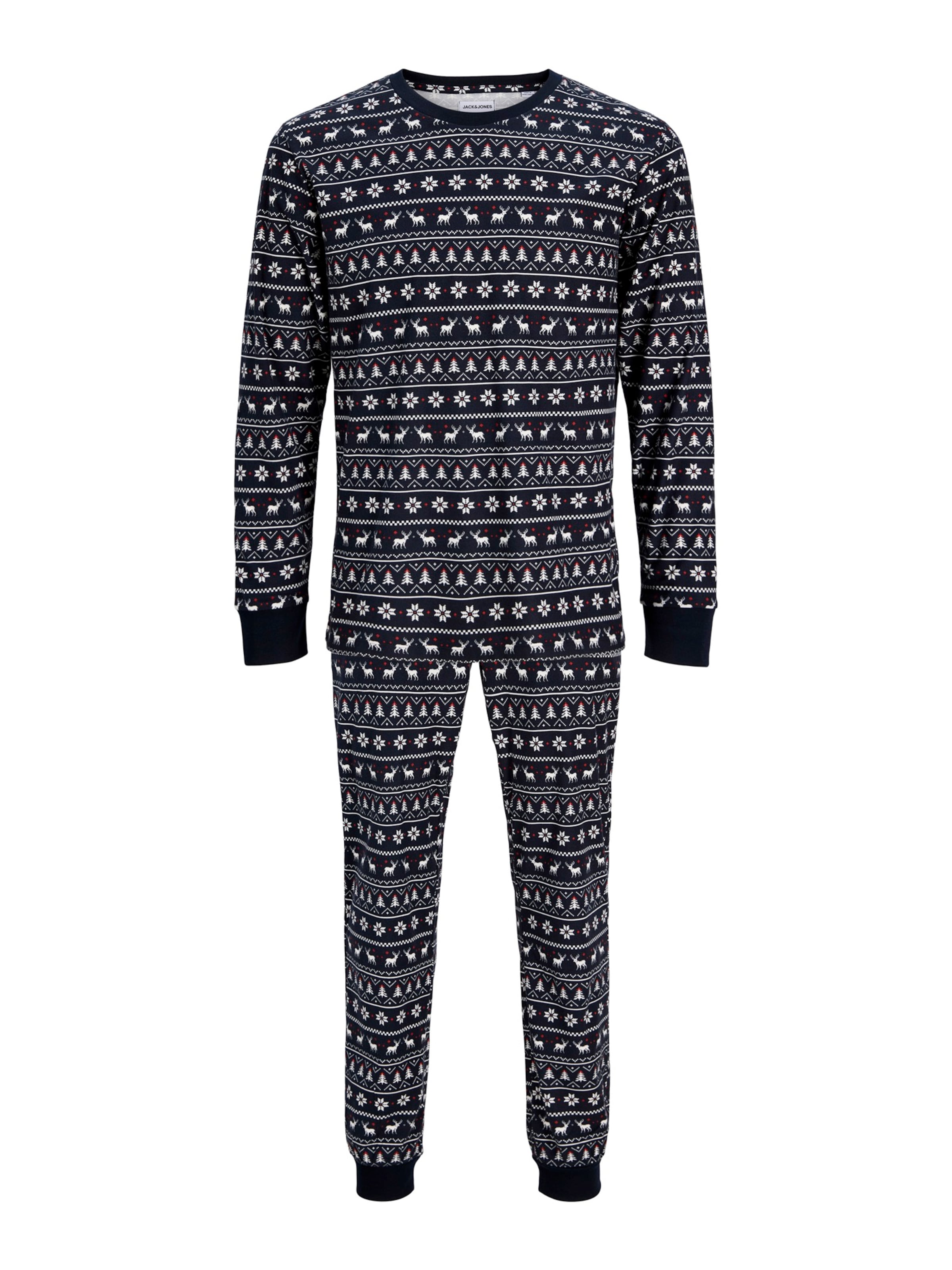Jack & Jones Plus - Traje para estar en casa 'JACTRISTAN' en azul: frente