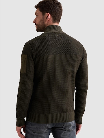 Vestes en maille 'Cardigan with zipper closure and flight pocket' PME Legend en vert