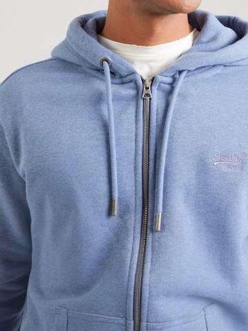 Superdry Ζακέτα φούτερ 'Essential' σε μπλε