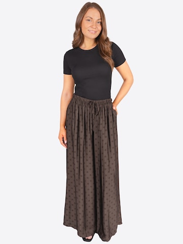 Wide Leg Pantalon 'Catarina' Seasons of April en marron
