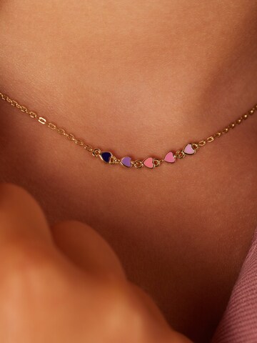Lucardi Sieraden 'Colourful' in Goud: voorkant