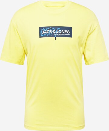 JACK & JONES Majica | rumena barva: sprednja stran